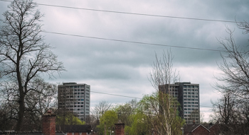 two high-rise buildings